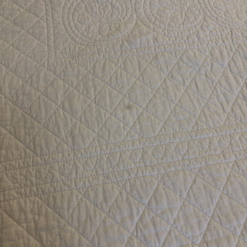 Simply Shabby Chic F/Q 3 piece coverlet set White